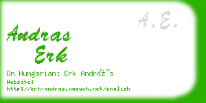 andras erk business card